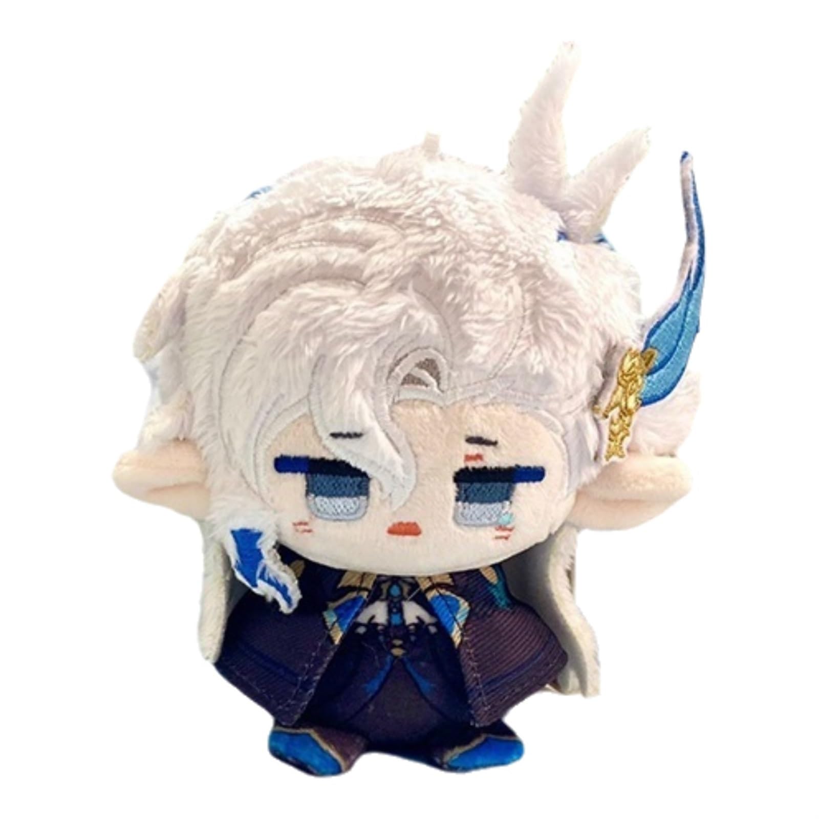 TOPLITHE Genshin Plush, 12CM Anime Plushie Toy Cute Soft Impact Stuffed Doll Keychain Carcoon Figure for Fans Gift(Neuvillette) โ image 1