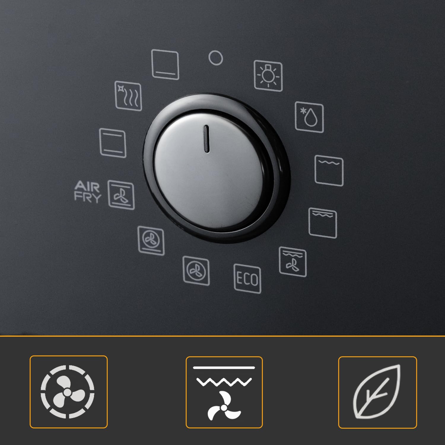 KKT KOLBE BO8005FB Horno empotrado 60cm | Diseño Full Black | independiente | 70L | 3kW | aire caliente | temporizador automático | vidrio aislante | seguridad infantil | perillas giratorias |