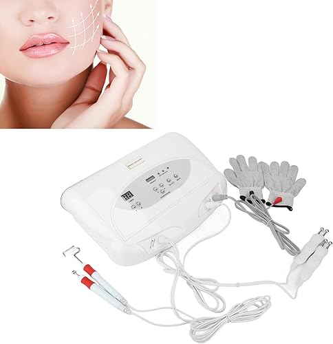 Miniatura 2 de Dispositivo de elevación facial de electrodos, BIO Pore Máquina de apriete de piel eléctrica Previene el envejecimiento 2 cabezales de masaje para