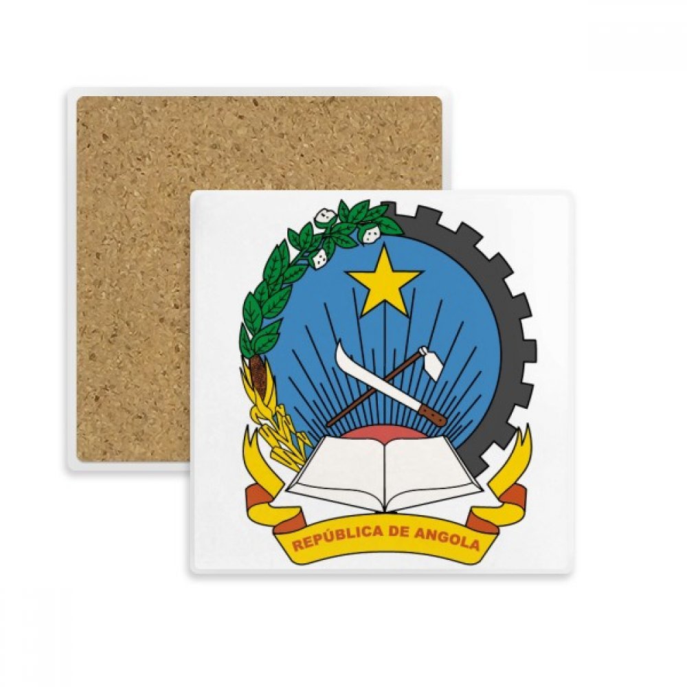 Repose-tasse Luanda Angola en pierre céramique absorbante premium