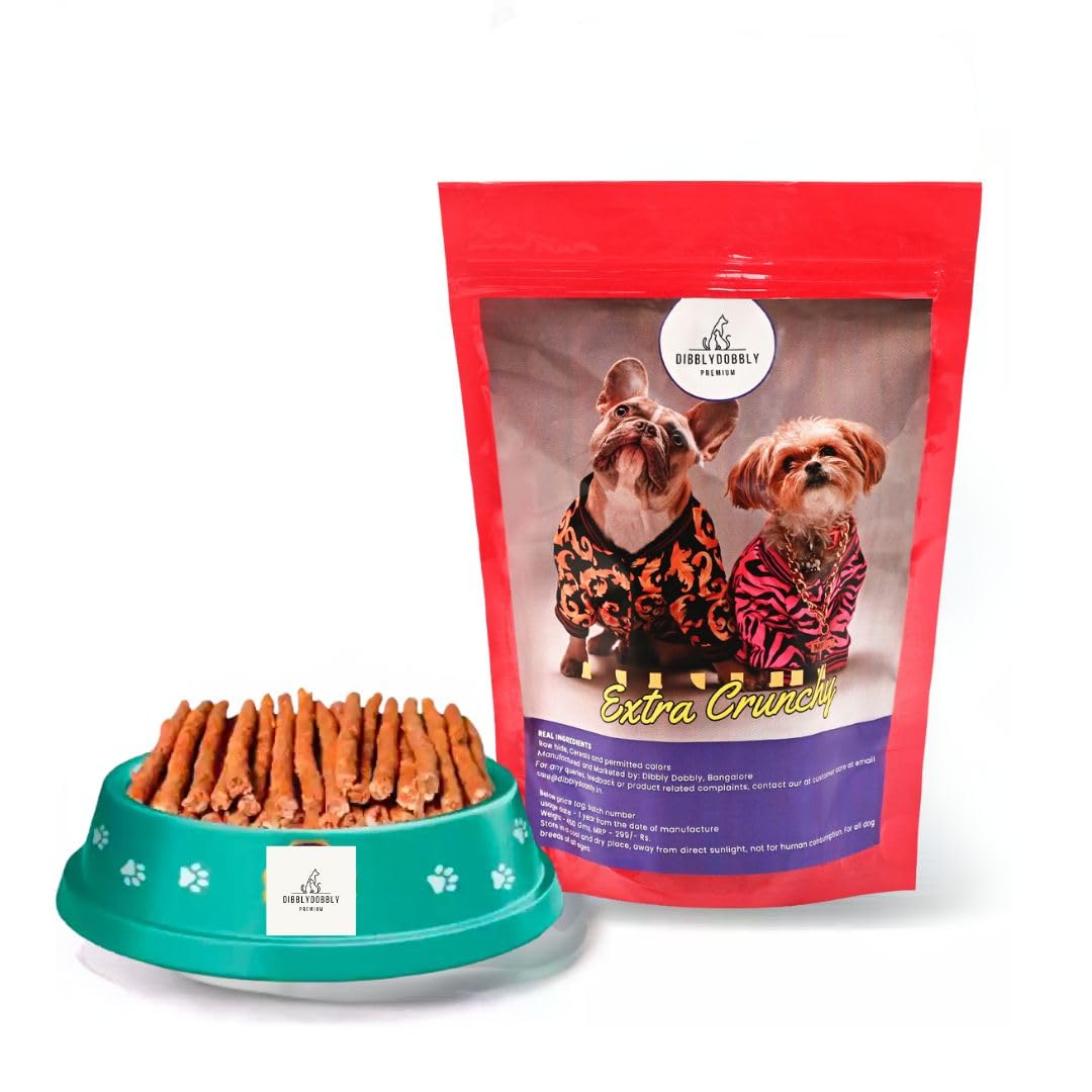 Dibbly Dobbly Dog Treat: 450 Gms Premium Dog Treats For Adult Dogs, Healthy Chew Sticks & Munchies, Raw Hide, Chicken Flavored, No Colors And Additives (B0CRHKP7YP) Amazon Price History, Amazon Price Tracker