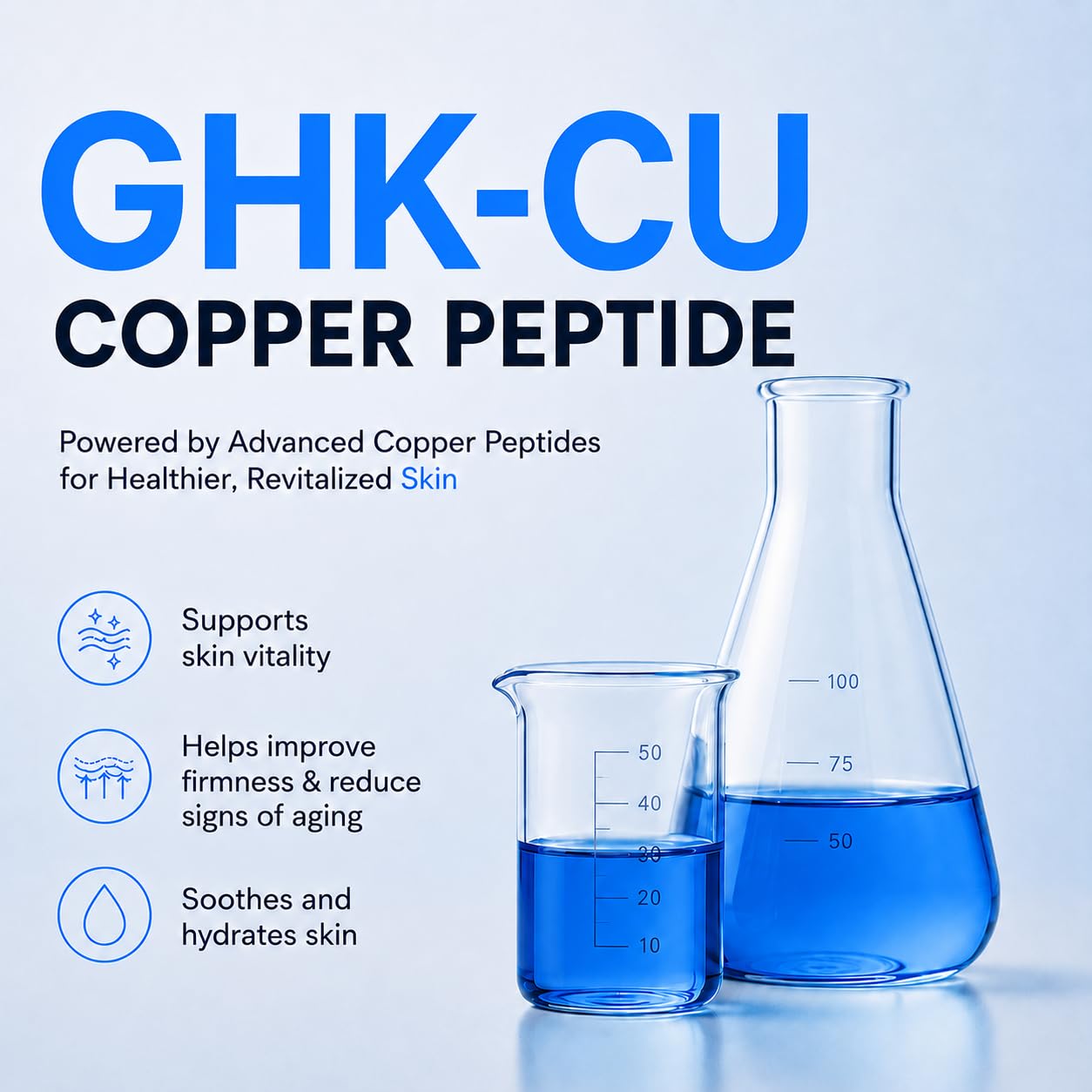 GHK-Cu Copper Peptide Whipped Beef Tallow for Skin, Tallow Balm with Methylene Blue, Manuka Honey & Vitamin E, Grass Fed Anti-Aging Face & Body Moisturizer for Mature, Dry & Sensitive Skin - 5.3oz