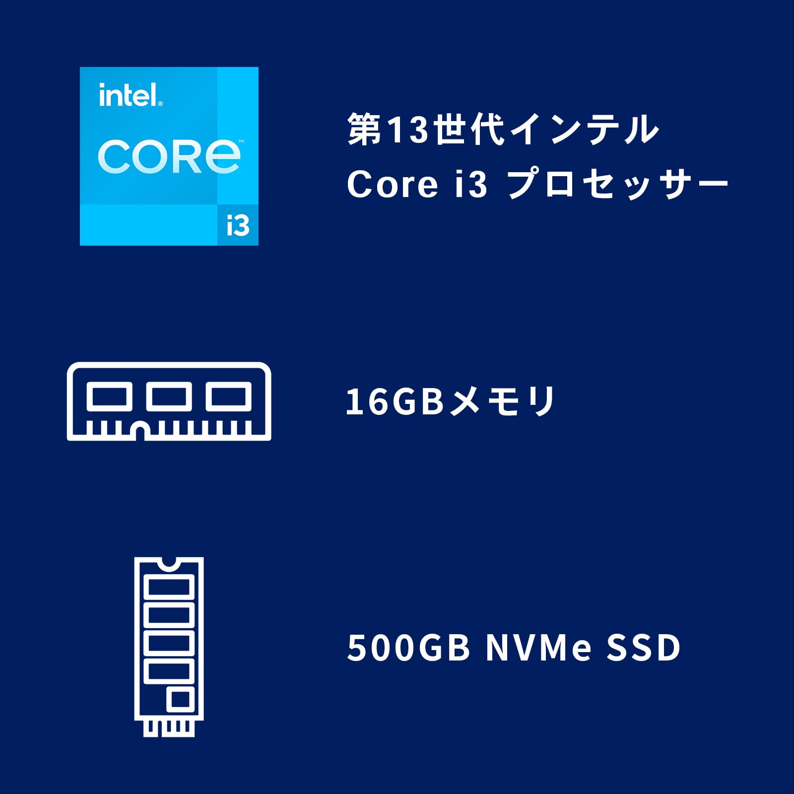Amazon.co.jp: ノートPC パソコン THIRDWAVE DX-R3 Core i3-1315U