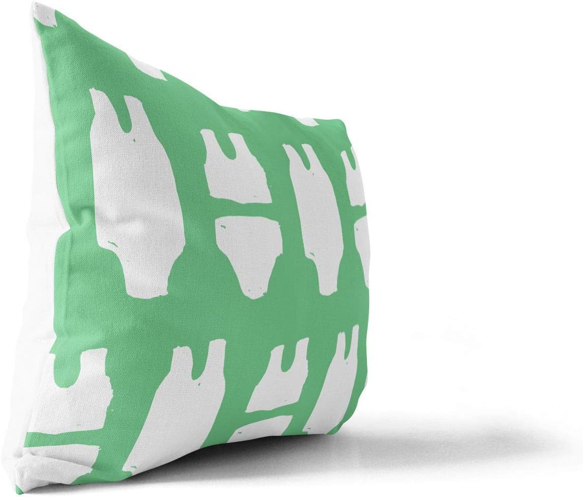 BonaMaison Decorative Cushion Cover, Petrol Green-White Throw Pillow Covers, Home Decorative Pillowcases for Livingroom, Sofa, Bedroom, Size: 45X60 Cm - Designed and Manufactured in Turkey - Image 4