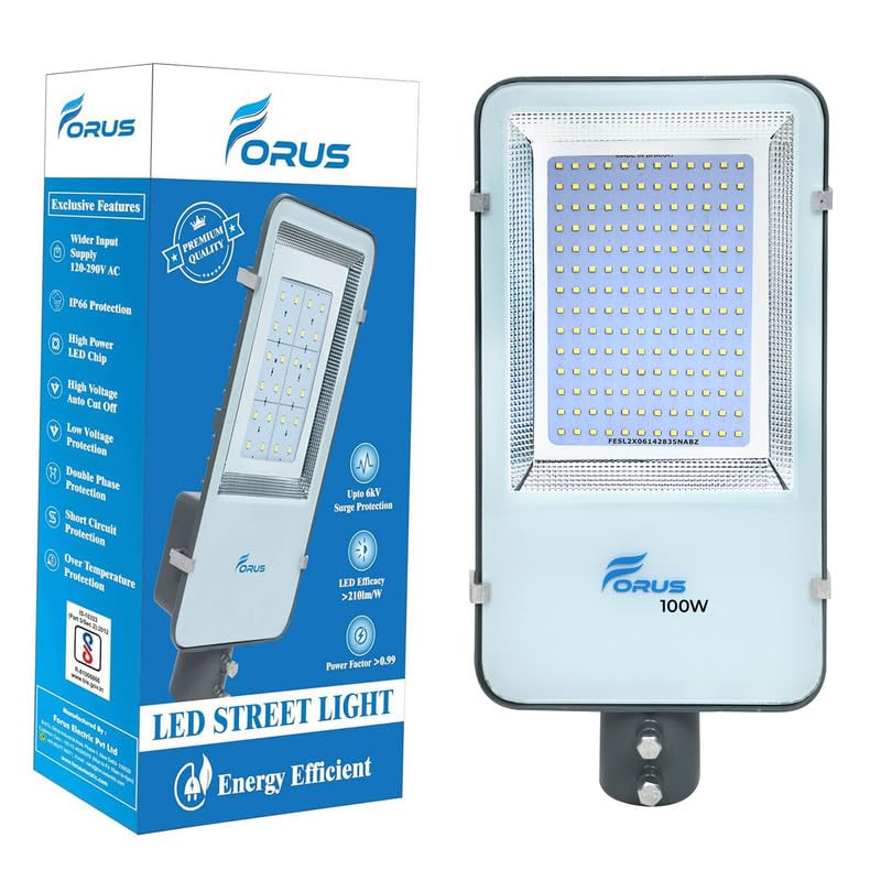 Image of Forus 100W Blue Street Light Outdoor LED IP66 Waterproof Decorative Focus Lamp for Road Garden Events Security Terrace Landscape Pathway Building Festival Stage Party Celebration Lighting - 1 Pc