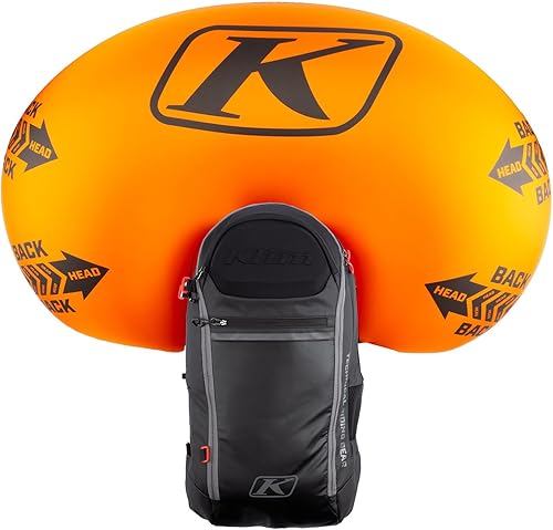 Miniatura 2 de KLIM Atlas 14 Avalanche Airbag Mochila para motos de nieve, Negro - Castlerock, Minimalista