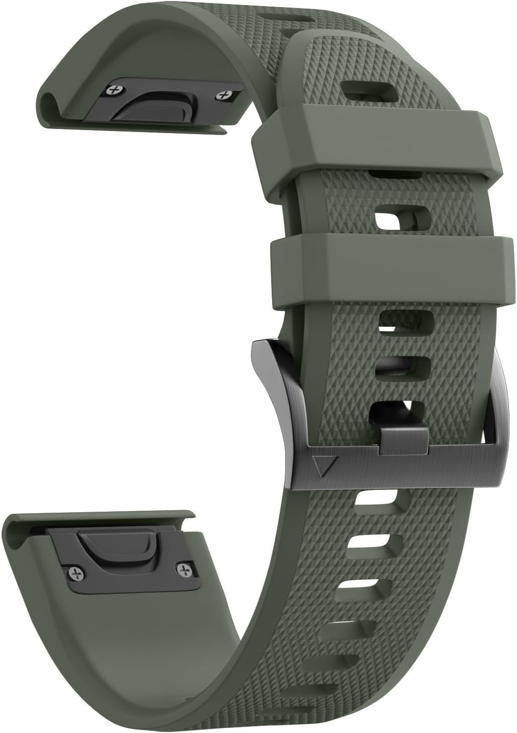 For Fenix 5X Band 26mm Width Soft Silicone Watch Strap for Fenix 6X/Fenix 7X/Fenix 5X Plus/Fenix 6X Pro/Fenix 3/Fenix 3 HR/Tactix/Descent MK1/D2 Delta PX/D2 WatchBand