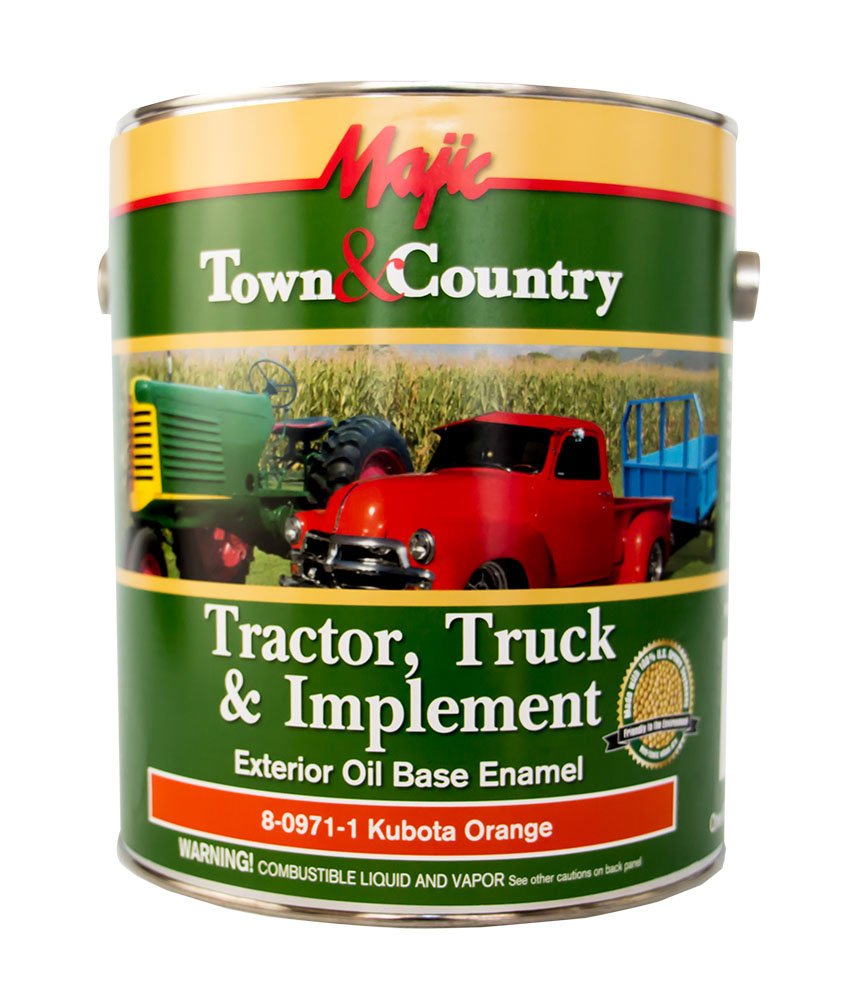 Majic Paints 8-0965-1 Town & Country Tractor Truck & Implement Oil Base Enamel Paint 1-Gallon A.C. Orange product thumbnail 2