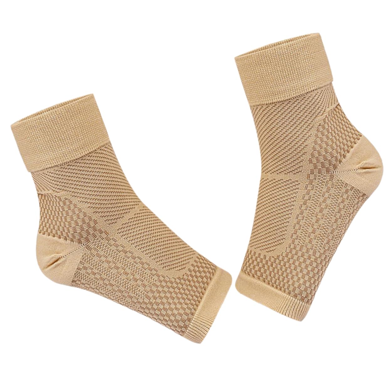 IWOWHERO Nkle Brace Socks for Women Compression Socks for Plantar Ankle Support Sleeve Sports Ankle Brace