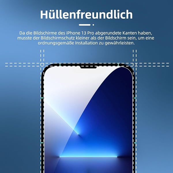 NEW'C 3x für iPhone 13 Pro für Panzerglas (6,1 Zoll) und 3x Kamera Panzer Schutz Glas Kameraschutz für iPhone 13 Pro (6,1 Zoll)+ Staubschutzstöpsel - extrem widerstandsfähig - 9H-Härteglas folie 13 Pro 6,1 Zoll - 5