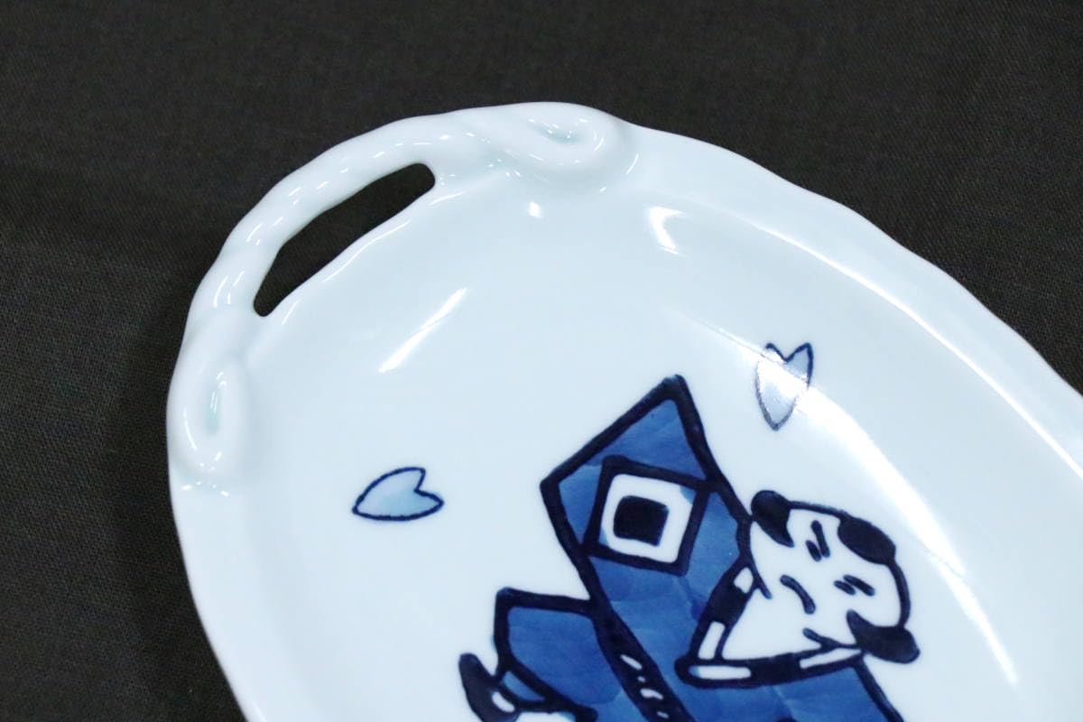 Amazon.co.jp: 紅窯 有田焼 2種の絵柄（男・女）各5枚 計10枚 横16