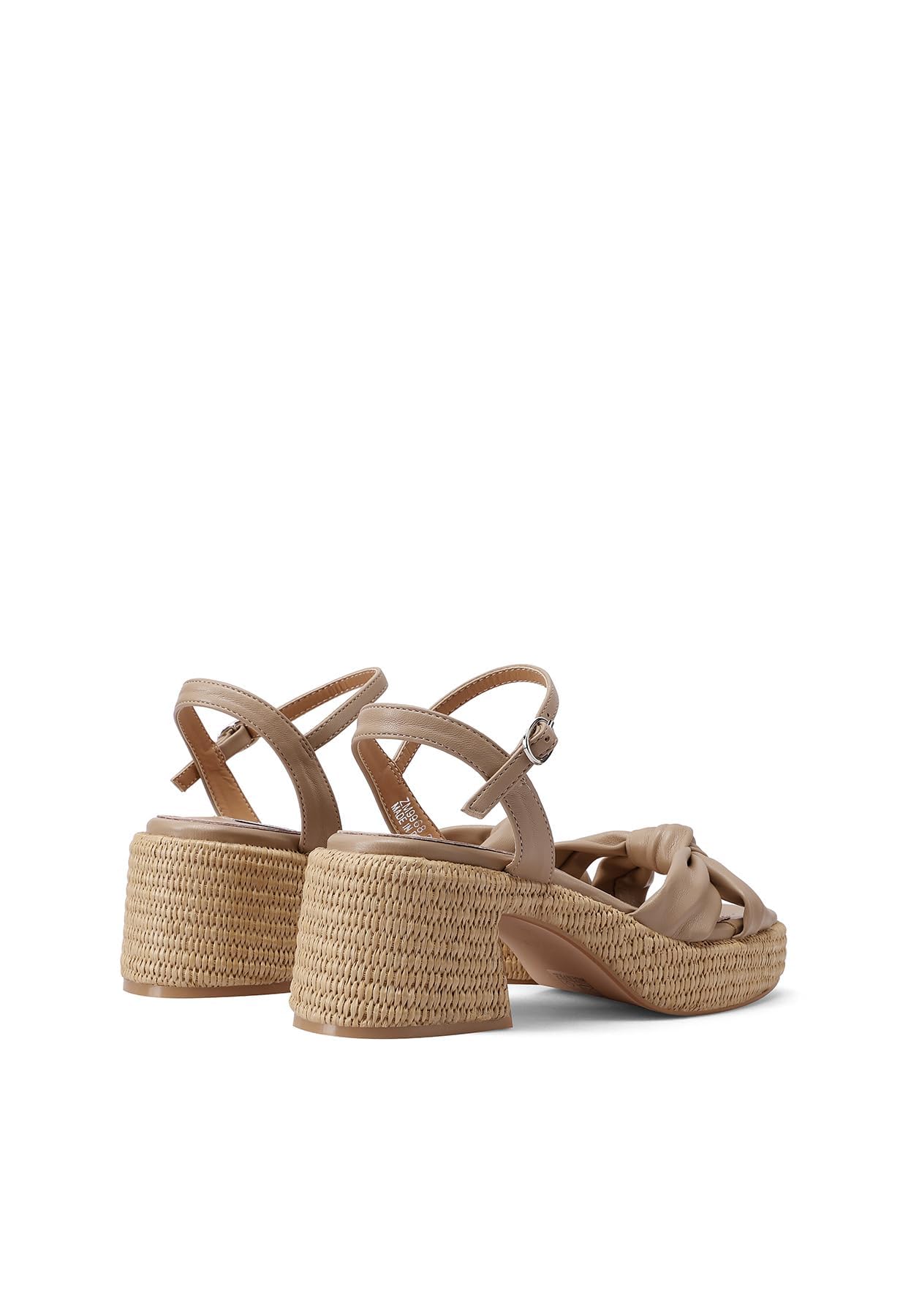 QUEEN HELENA Sandali con Tacco Basso a Fascia Incrociata Donna ZM9968