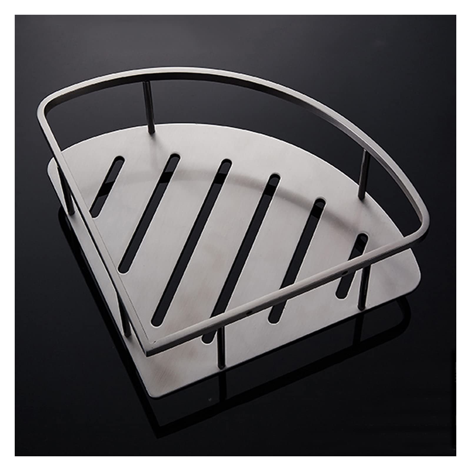 Support d'étagères murales étagère de salle de bain rack triangulaire cuisine inox