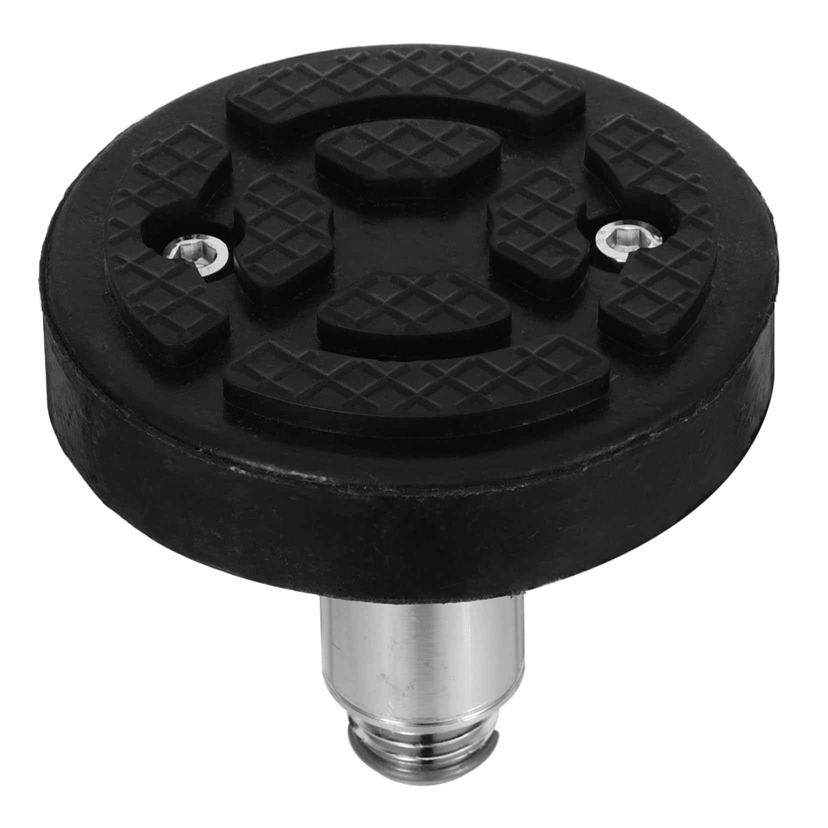 Zerodeko Universelle Runde Gummiauflage Wagenheberadapter für Fahrzeughebebühnen Rutschfest Robustes Gummi Metall Material Einfache Montage Kompatibel mit Autoliften in Garage