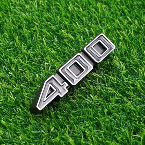Image of Right & Left Rocker Panel Badge 3D Metal Emblems Nameplate Replacement for 3986990 1971-1975 inch400 inch 2Pc (Chrome Black)