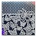 Kwan Crafts Heart Butterfly Plastic Embossing Folders for Card Making Scrapbooking and Other Paper Crafts, 15x15cm