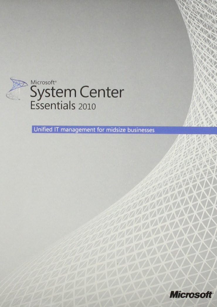 Microsoft System Center Essentials 2010 English DVD Software