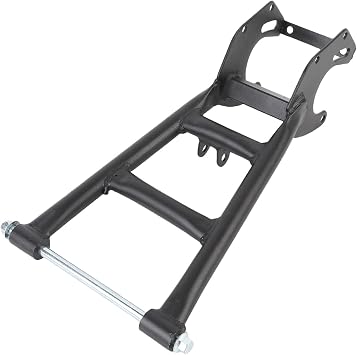 Rear Fork Swing Arm Heavy Duty Steel Alloy Rear Suspension Rocker Arm Swing Frame for ATV with 6 Inches 7 Inches Tires