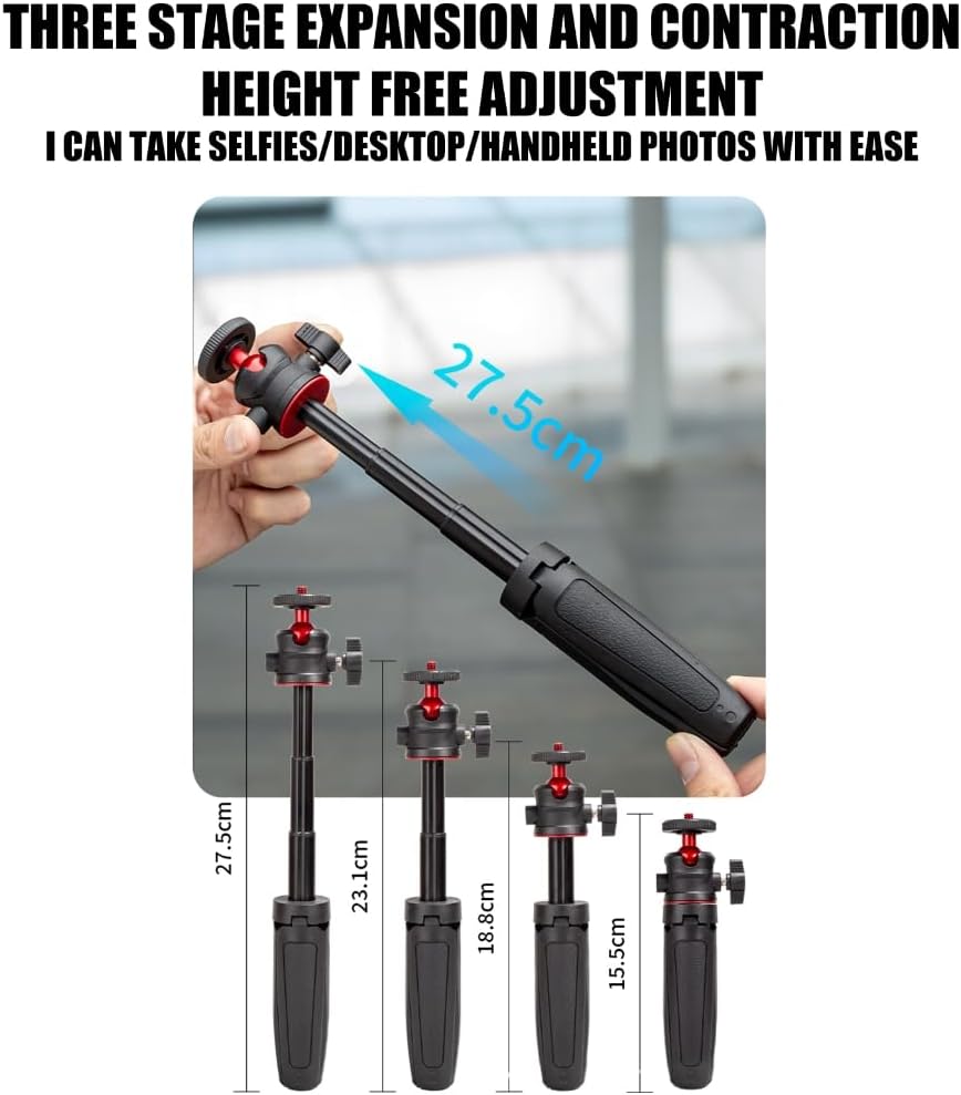 Camera Handheld Stand Foldable Design Telescopic Tripod for Pocket 3 Camera Hold