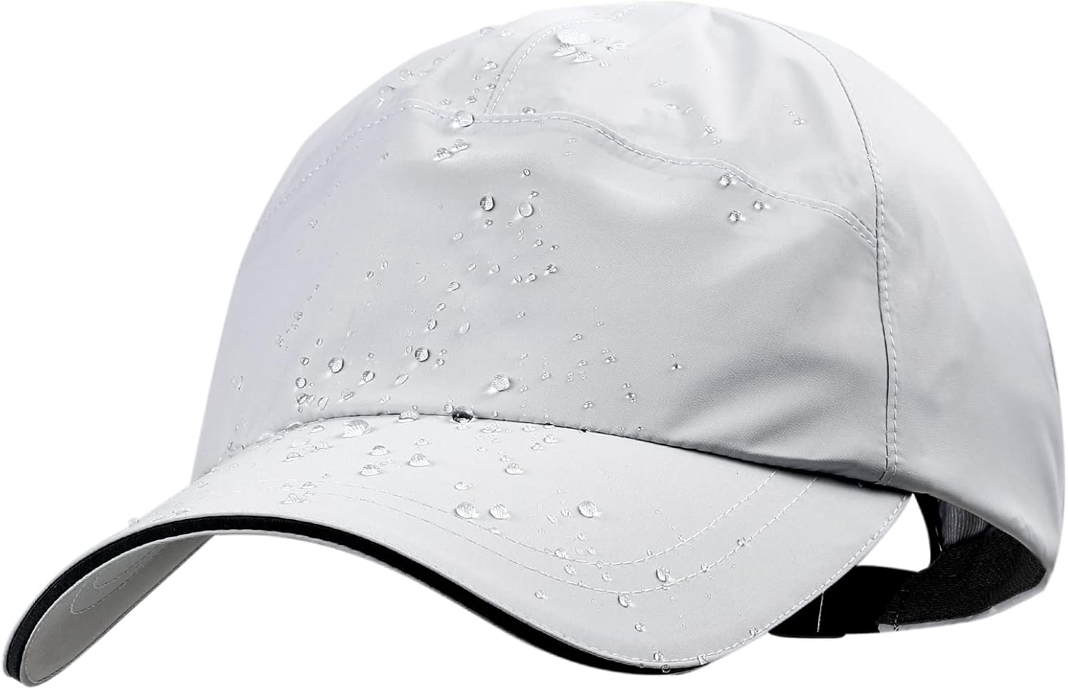 Mens Waterproof Golf Baseball Cap Windproof Unstructured UPF50+ Outdoor Caps for Women Sport Adjustable Tennis Hat Black at  Men’s Clothing store