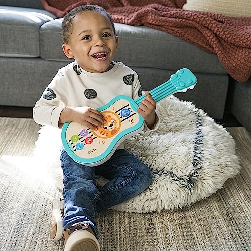 Image of Baby Einstein Sing & Strum Magic Touch Ukulele Wooden Musical Toy, Ages 6 Months+, Multicolored