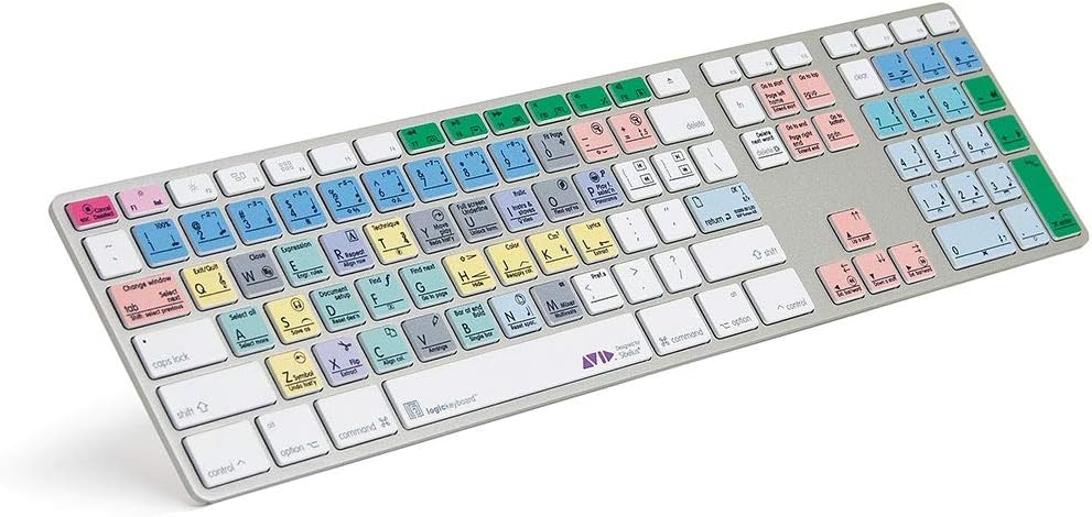 LogicKeyboard Designed for Avid Sibelius Mac Advance Line Keyboard Part: LKBU-SIB-AM89-US