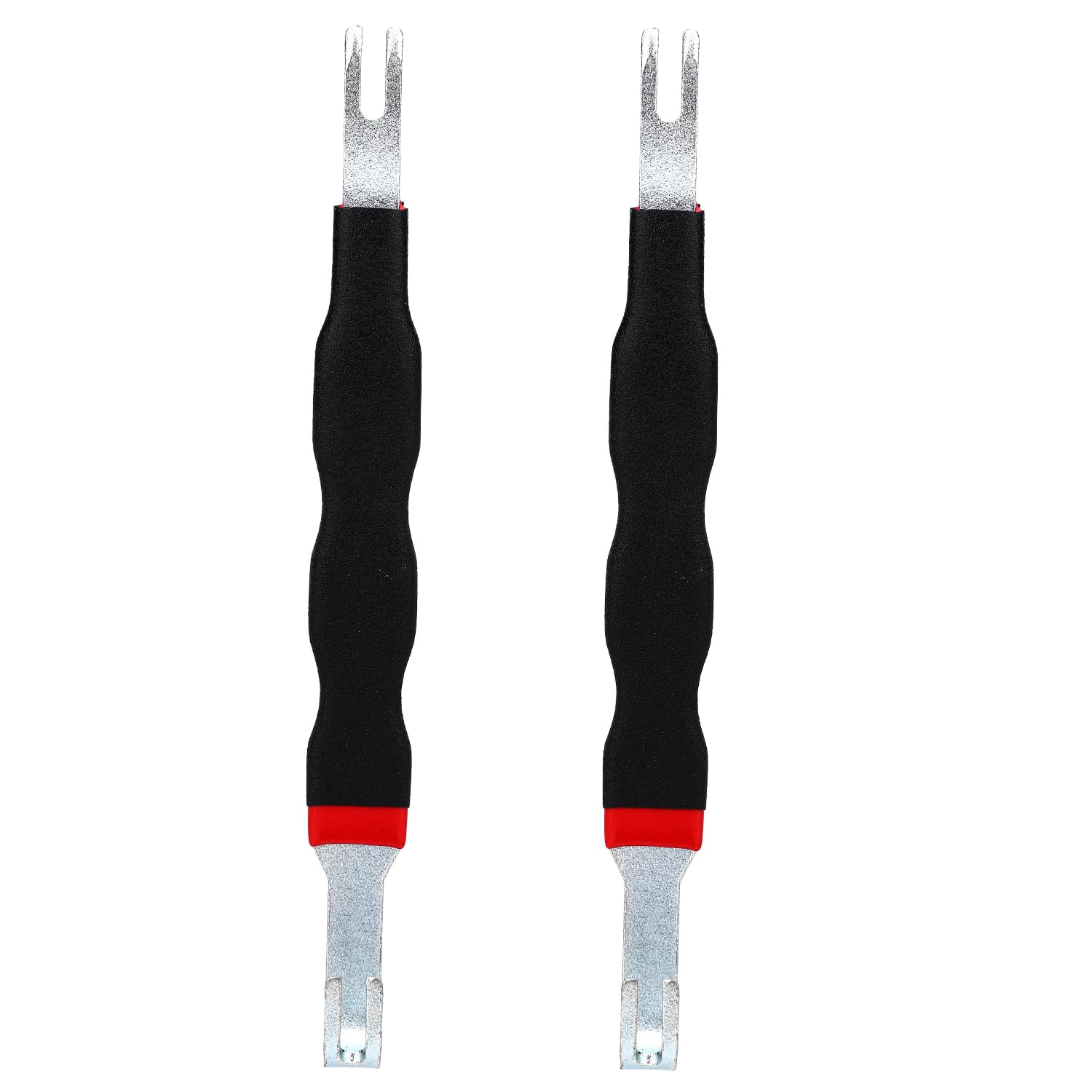 2 Pezzi Connettore Elettrico Terminale Automobilistico, Pinze Sconnessione Elettrica Connettore a Spina Automobilistico Strumento di Sconnessione Universale per Auto Camion (Nero)