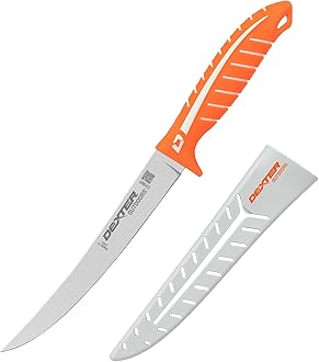 Dexter Outdoors Dextreme Single Edge 8" Max Flex Fillet Knife | Includes Sheath