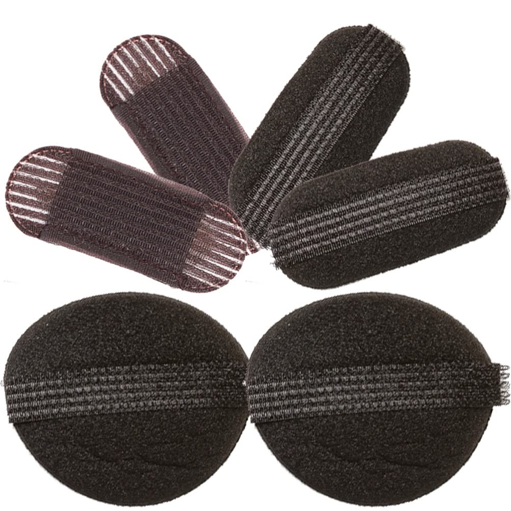 minkissy 6pcs Sponge Volume Hair Bases Set Bump It up Volume Hair Pad Insert Tool for DIY Hair Styler Accessories Invisible Fluffy Hair Clip for Women Girls