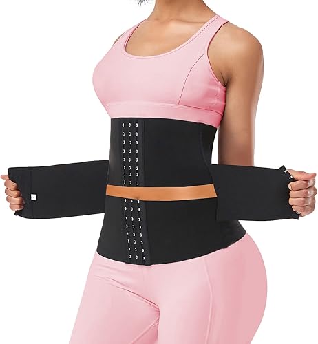 Waist Trainer for Women Underbust Waist Corsets Cincher Sport Girdle Seamless Hourglass Body Shaper Hooks