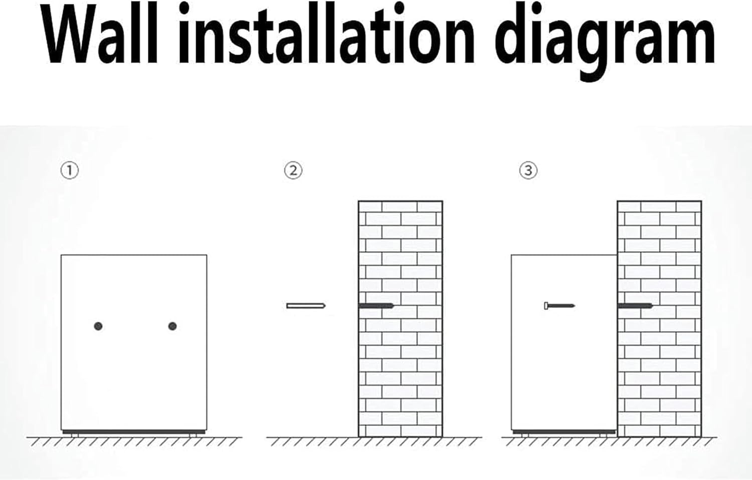 AMNOOL Safes Office,Steel Fireproof,Waterproof and Anti-Theft,Hotel Financial Cash File Cabinet,Family Storage Box,with Foot Pads,Height 40cm/45cm, Black-1