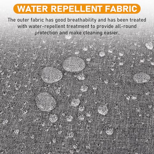 Image of FASTMOMENT Floor Chair with Water Repellent Fabric 14-Position Adjustable Floor Chair with Back Support Portable Floor Seat for Adults Foldable Meditation Seat with Washable Cover (Dark Grey)