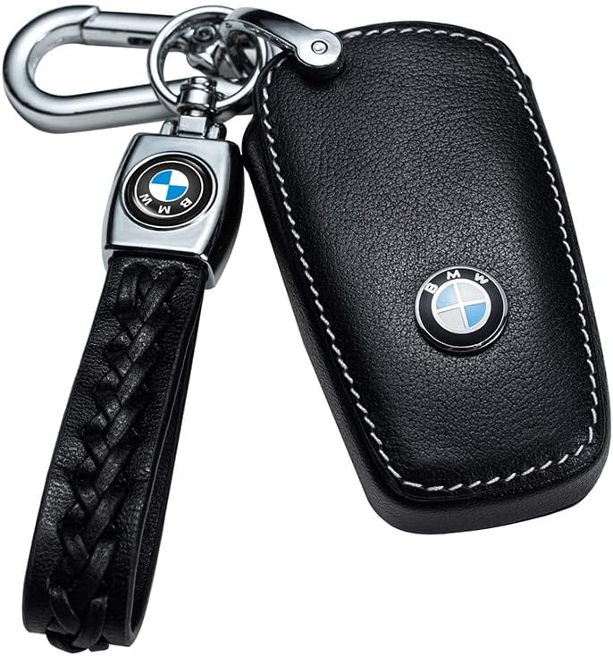 Newliyin Reemplazo de la funda de la llave del coche para el titular de la llave de la cubierta del llavero, llave inteligente de 4 botones