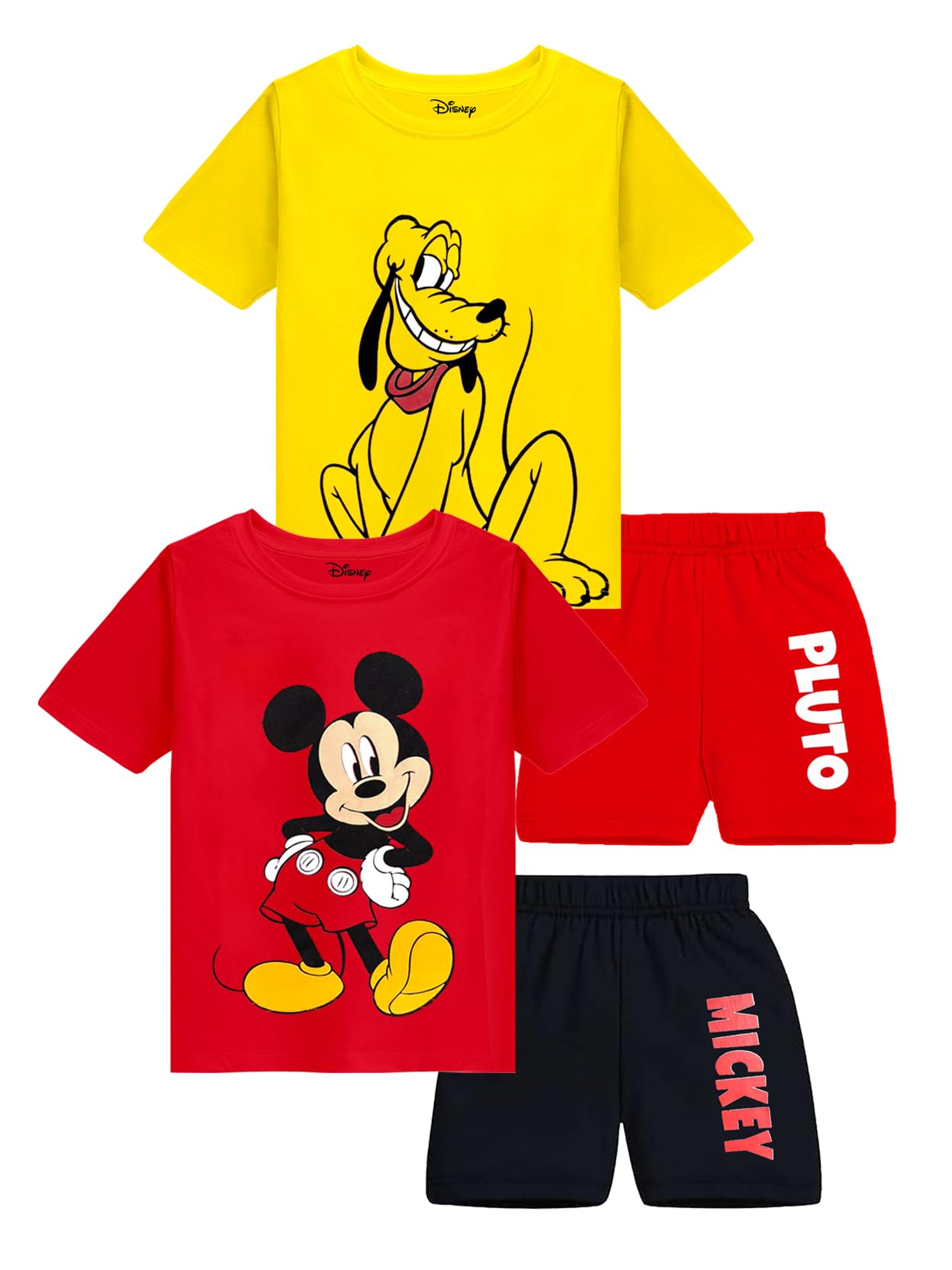 Kuchipoo © Disney Boys Regular Fit Cotton T-Shirts and Shorts Set