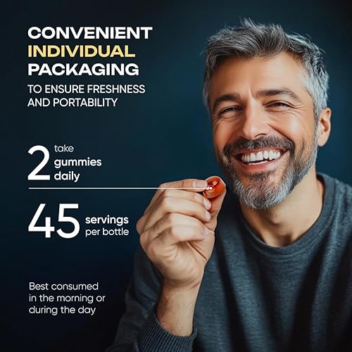 Miniatura 6 de Gomitas Shilajit puras del Himalaya I Lab Probadas I Mezcla sinérgica de Ashwagandha y complejo de 5 hongos Ácido fúlvico y 85+, minerales traza