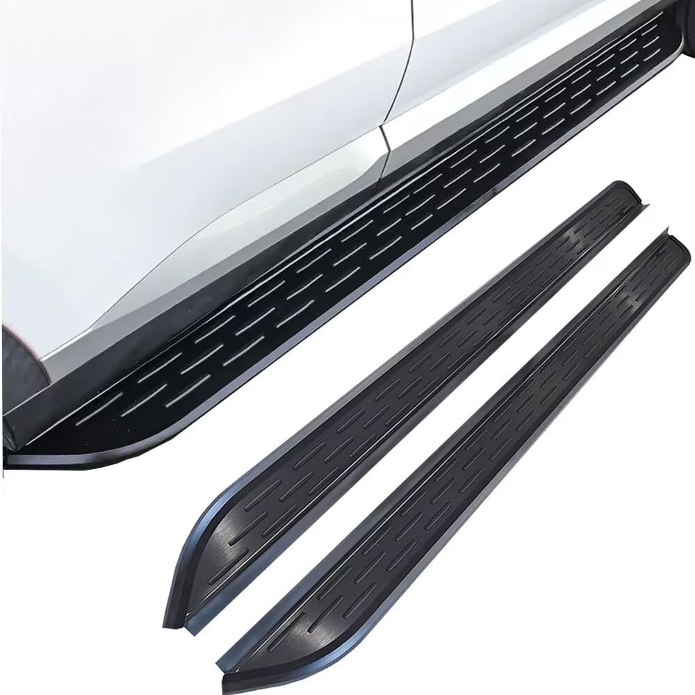 Black Long Particles Aluminum Alloy Running Boards fits for Lexus NX 2022-2026 (2-Piece Set) - No Drilling Required, Easy Installation Vehicle Side Steps