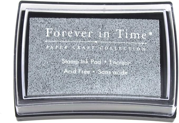Homeford Stamp Ink Pad, 3-Inch (Metallic Silver)
