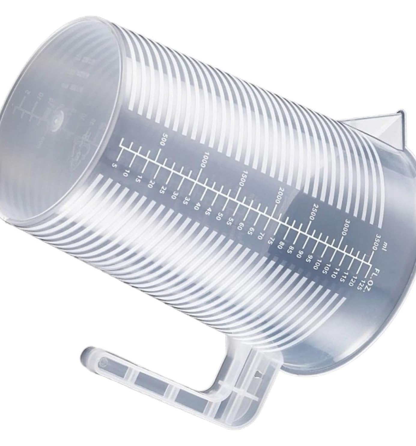 Misurino graduato in a trasparente con coperchio - Becher da laboratorio di grande capacità for una misurazione accurata dei liquidi(2000ml)
