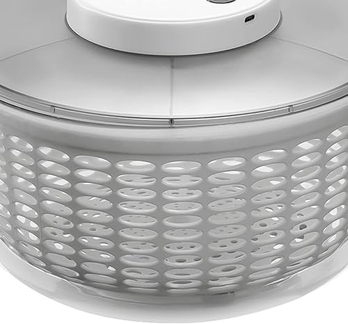 Miniatura 5 de Escurridor para lavadora de verduras, 500 rpm, eléctrico, recargable, desmontable, para ensalada (152.2 fl oz, 9.8 x 9.8 x 5.9 in/9.8 x 9.8 x 5.9
