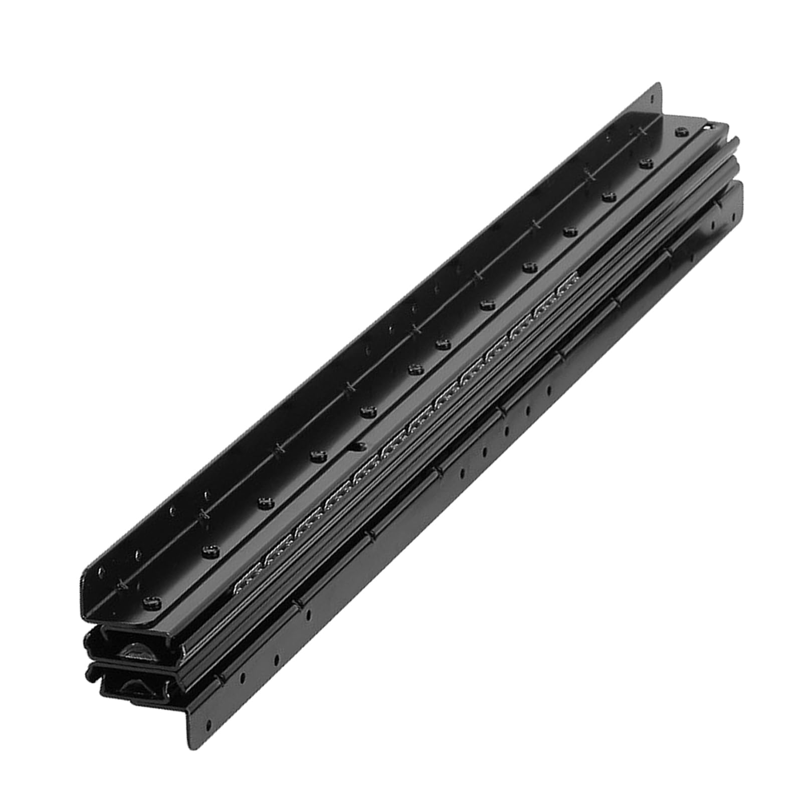 Lot de 2 glissières de tiroir, support sol, rail charge lourde, guides escalier, armoire chaussures, 3 rails coulissants extensibles (400-900 mm)