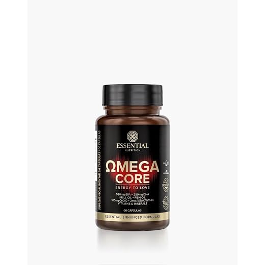 Ômega Core (60 caps), Único, Essential Nutrition