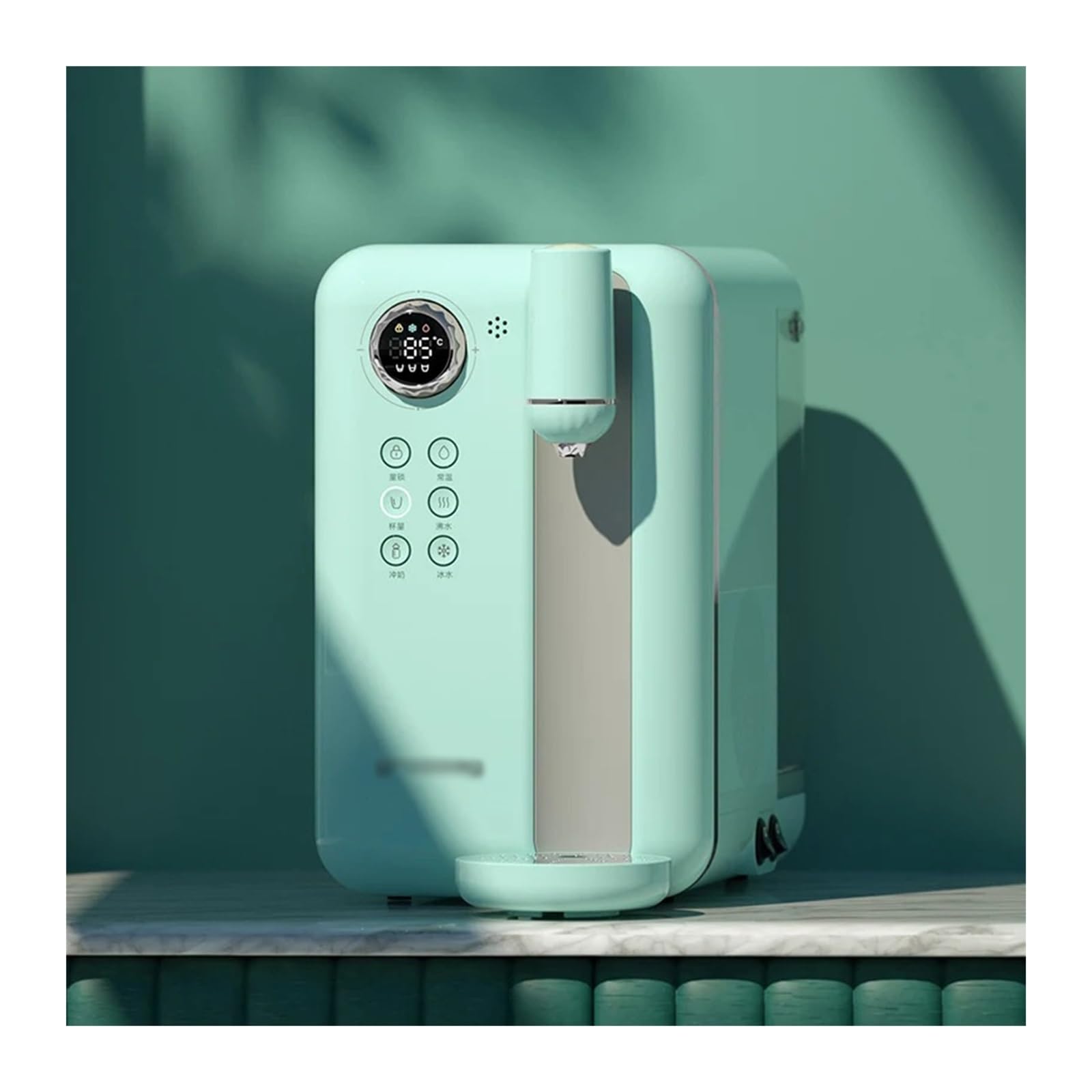 Dispensador de Agua Dispensador de Agua Potable con refrigeración, dispensador de Agua Caliente instantáneo Inteligente de Escritorio, Mini dispensador de Agua portátil, electrodomésticos Dispensador