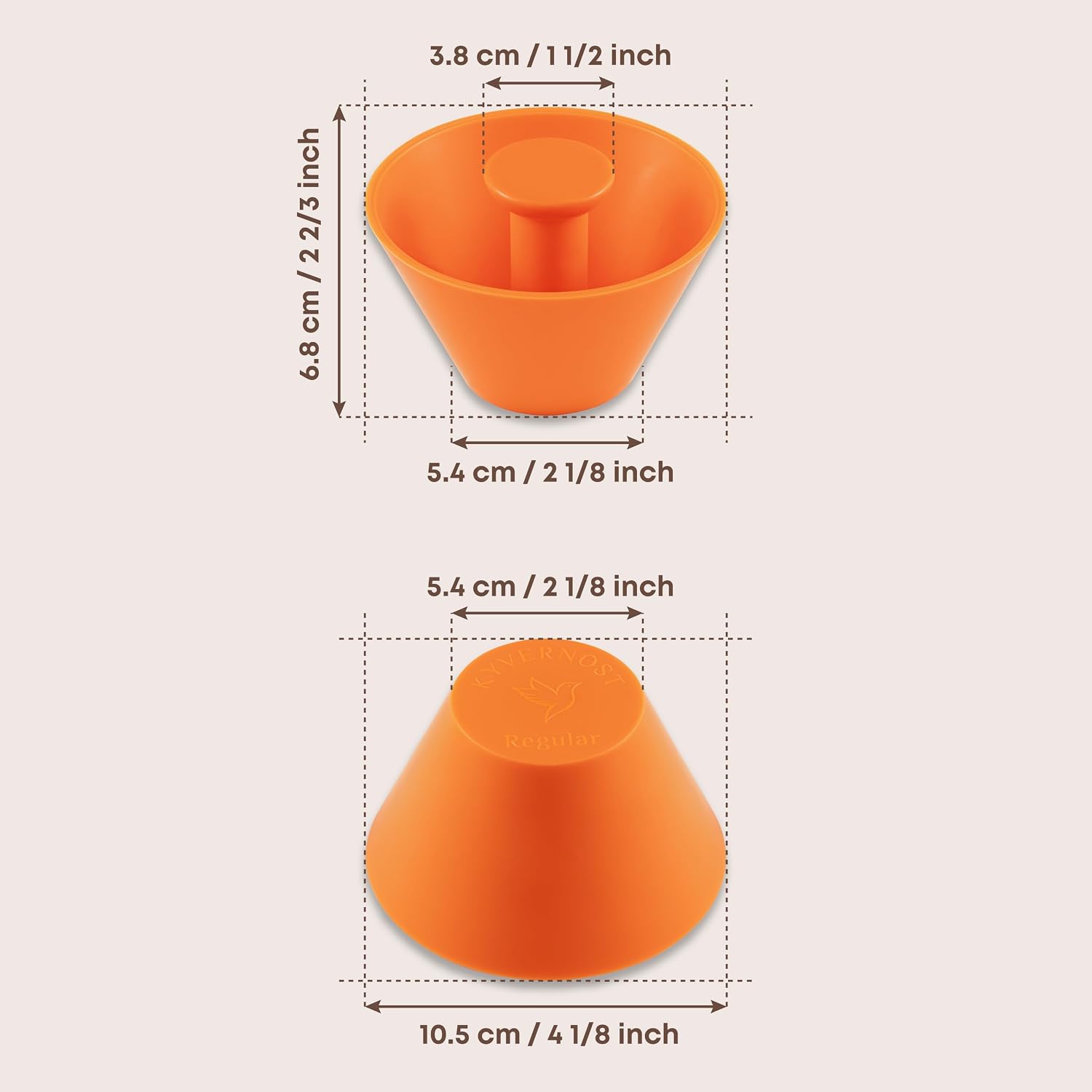 KYVERNOST Rim Cone Shaper for Pottery and Ceramics - Rim Cone Pottery Tool for Perfectly Smoother & Rounded Rims - Rim Shaping Cone for Pottery Artists and Hobbyists