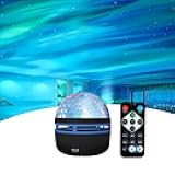 2-in-1 Northern Lights & Waves Projector, Aurora Northern Lights Projector, 14 Light Effects, Bedroom, Party, LED Color Changing Light for Home Decoration (1pc)