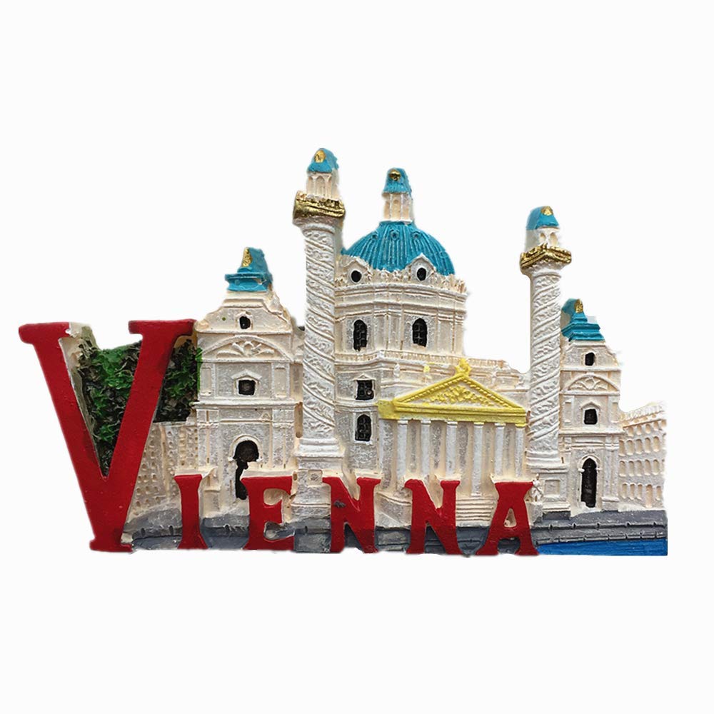 3D Vienna Austria Fridge Magnet Travel Souvenir Gift Home Kitchen Decoration Magnetic Sticker Refrigerator Magnet Collection
