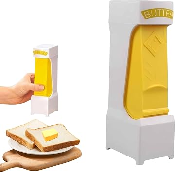 Portable One-Click Butter Cutter with Stainless Steel Blade - Effortlessly Create Perfect Slices for Breakfast, Baking, and Cooking, Butter Dispenser Sticks,Cheese Splitter