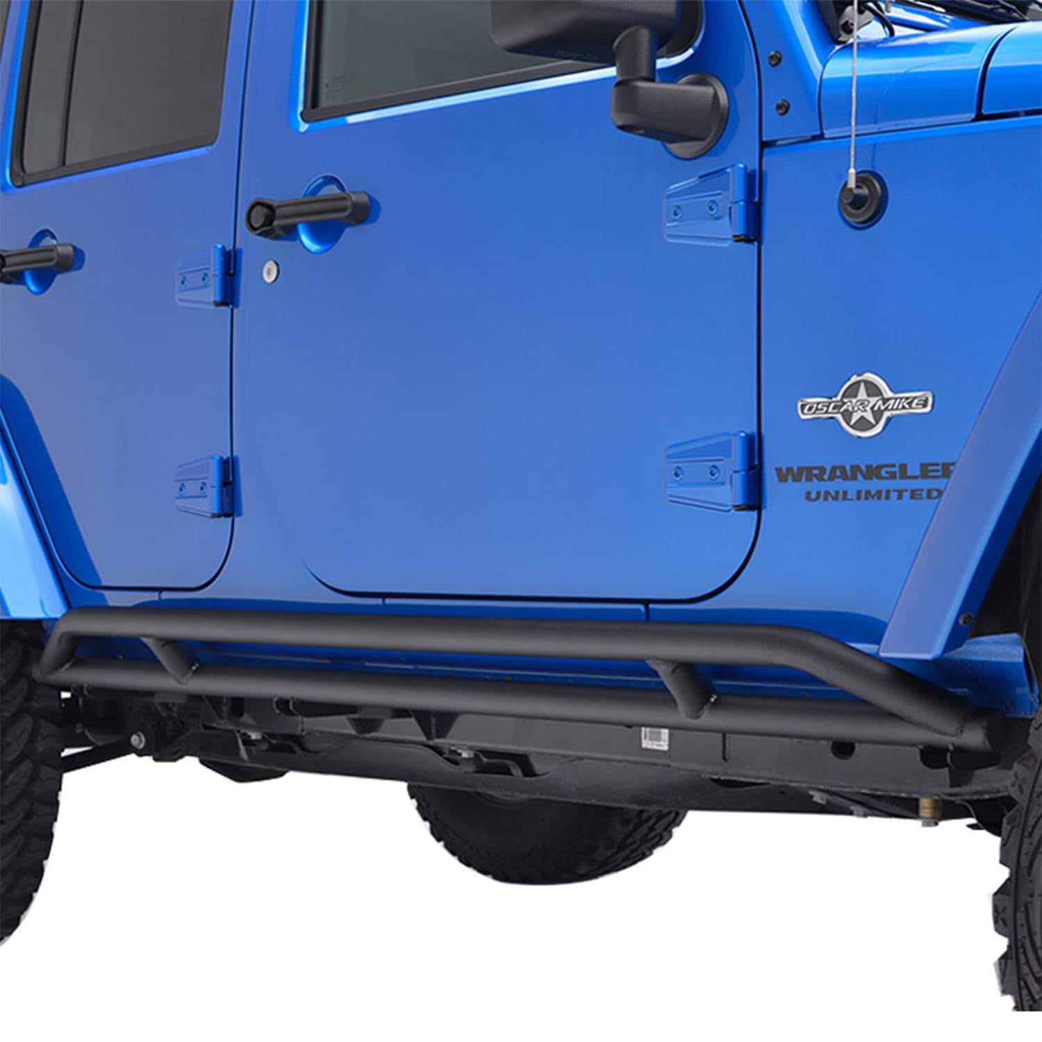 EAG Rock Sliders Fit for 07-18 Wrangler JK 4 Door Rocker Guard Body Armor