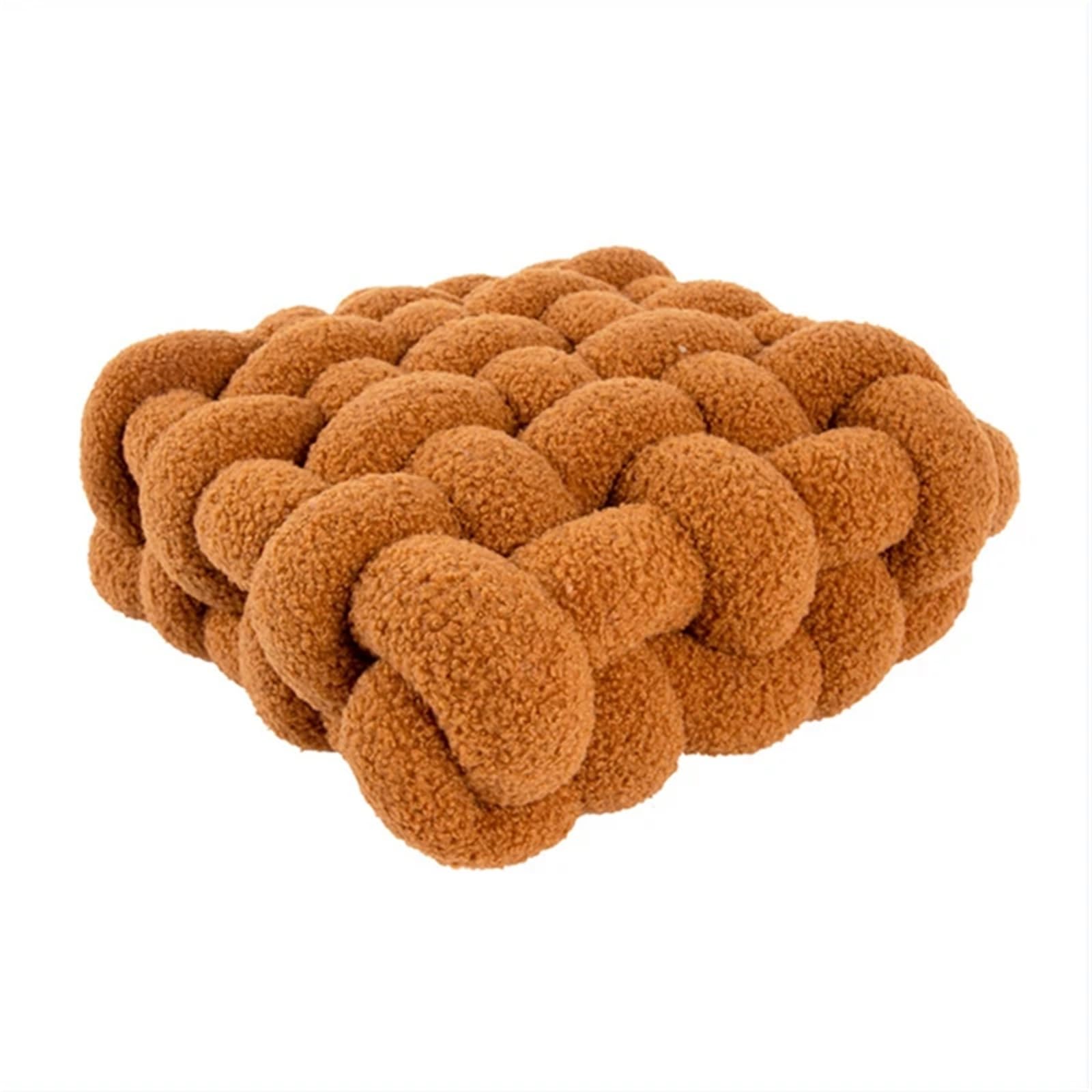 Knot pillow, Hand-Woven Knotted Ball Throw Pillow Multicolor Multiple Sizes