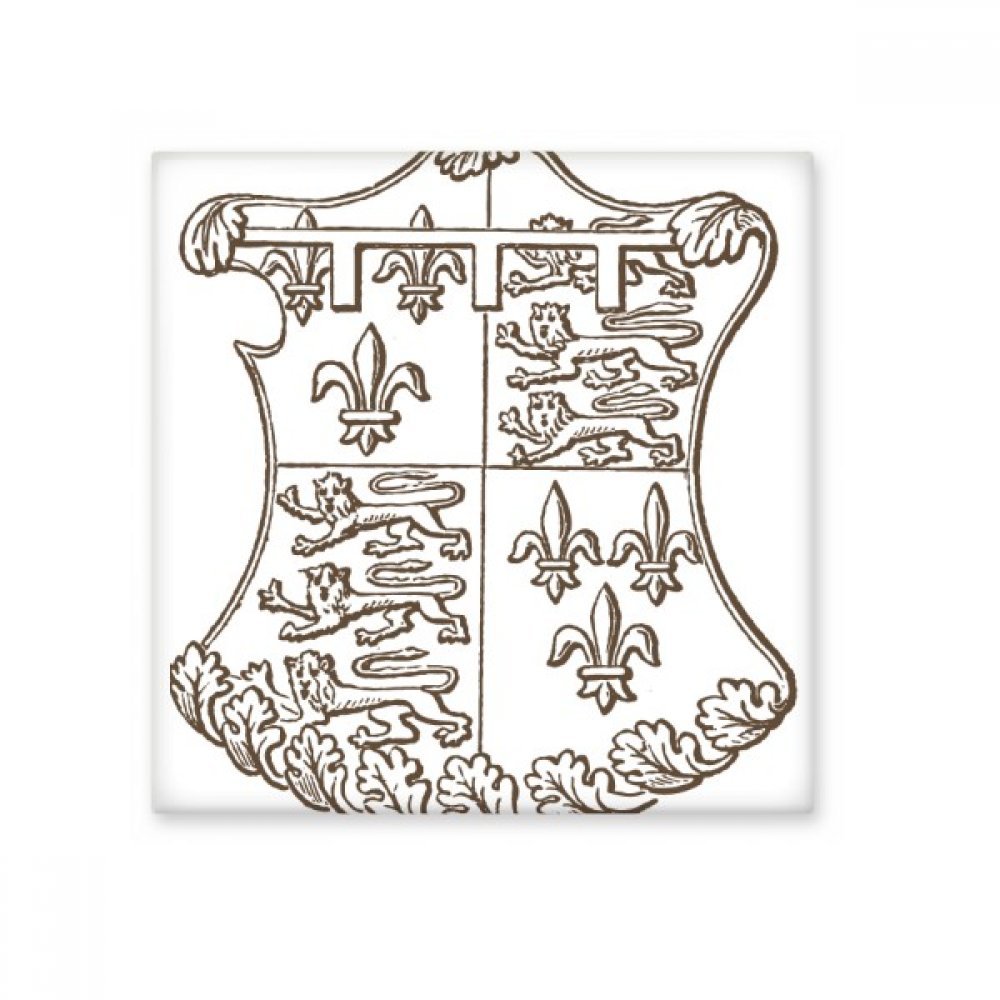 Carreaux de céramique d'art baroque motif lion en bisque haut de gamme