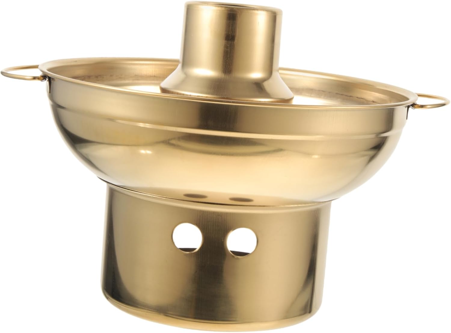 Mikinona Stainless Steel Dessert Pot for Ice Taro and Herbal Jelly Melting Bowl for Home Parties and Camping Easy to Clean Even Heat Conduction Safe